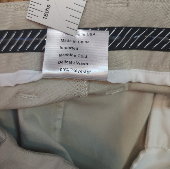 Primo Mens Golf Pants Size 40 × 30 Performance Tan - Picture 6 of 6